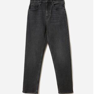 Everlane The Curvy Cheeky Straight Jean- Washed Black- 31